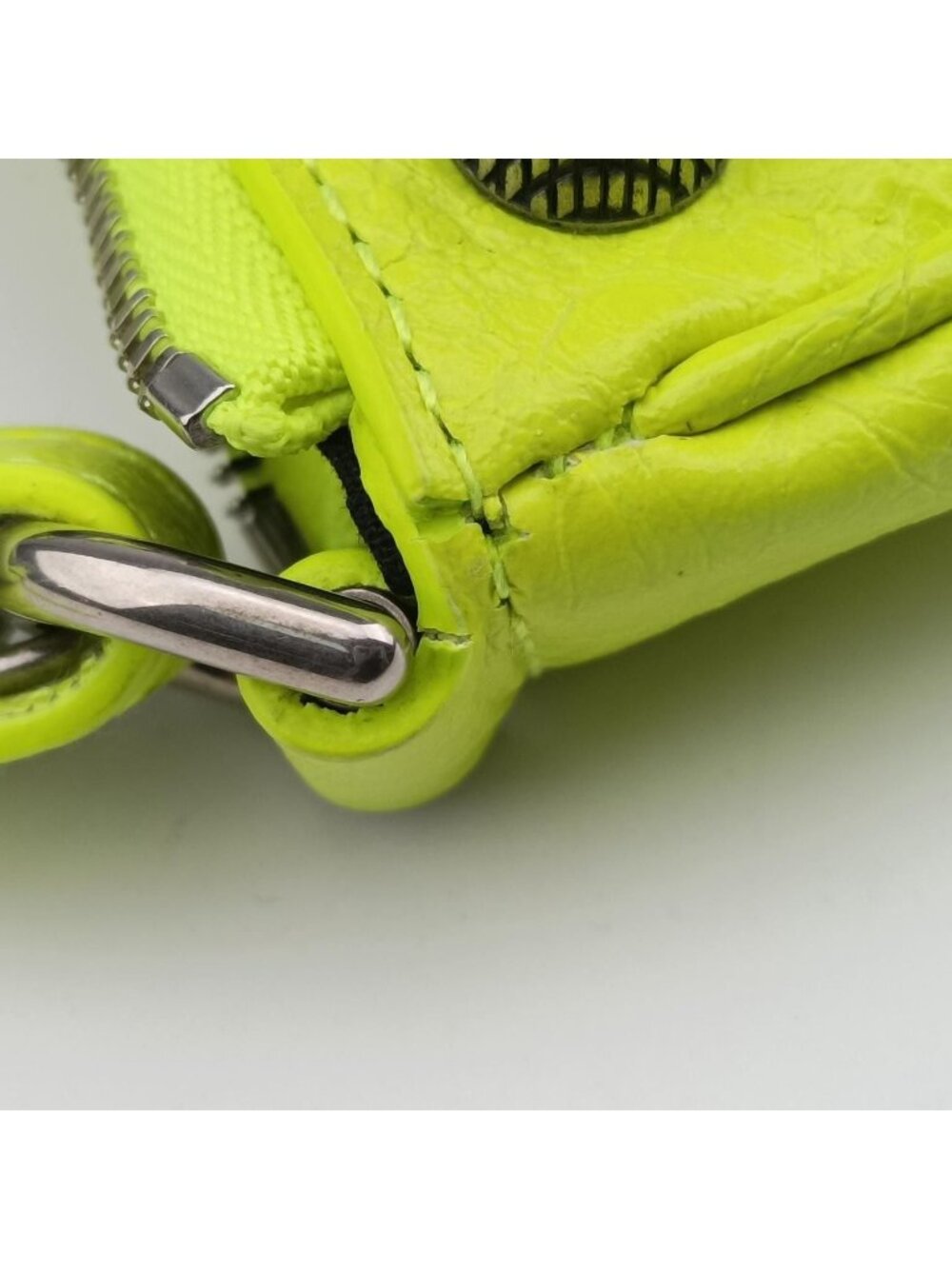 ★SOLD★ Balenciaga le Cagole Green Lambskin Messenger Bag - Picture 15 of 15